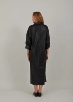 Coster Long Leather Dress
